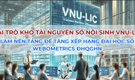 📈VAI TRÒ KHO TÀI NGUYÊN SỐ NỘI SINH VNU-LIC LÀM NỀN TẢNG ĐỂ TĂNG XẾP HẠNG ĐẠI HỌC SỐ WEBOMETRICS ĐHQGHN